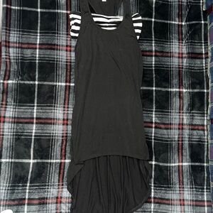 Black High Low Dress